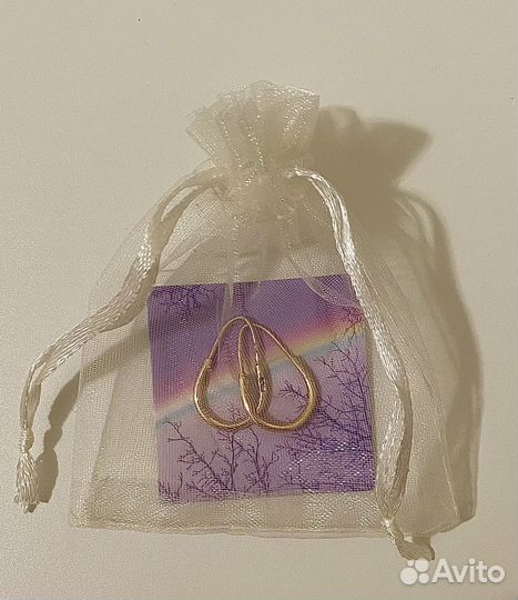 Серьги - конго золото СССР 585