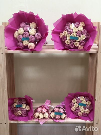 Съедобные букеты из шоколада