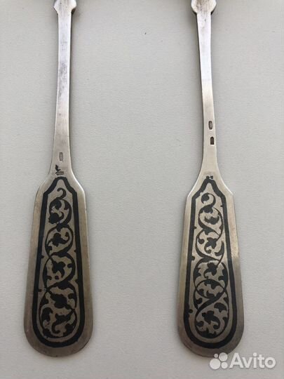 Столовые ложки серебро 875 пробы