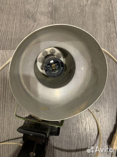 Лампа на прищепке СССР - Советская