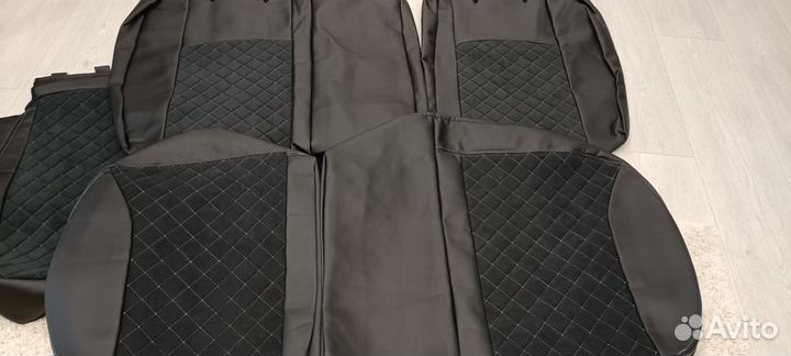 Автомобильные чехлы из алькантары и экокожи