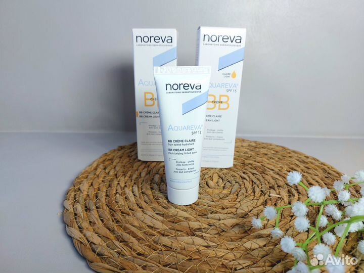 Новый BB крем Noreva Aquareva SPF 15 светлый тон