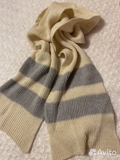 Шарф винтажный из натуральной шерсти