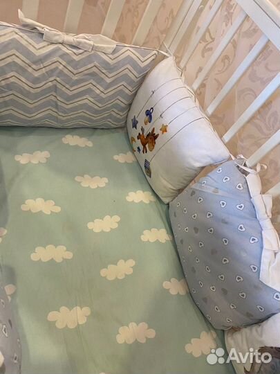 Бортики в детскую кроватку