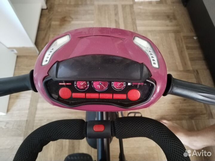 Велосипед коляска с ручкой