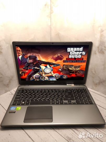 Мощный ноутбук 2 Видеокарты/SSD/8 Озу/intel/15.6