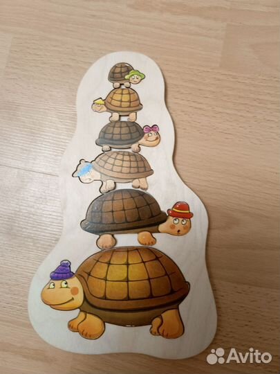 Развивающие деревянные пазлы вкладыши