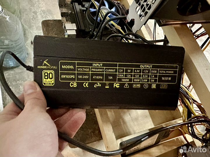 Майнинг ферма rx 6600XT