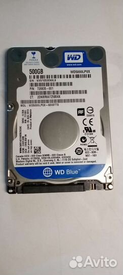 Жесткий диск HDD 500 Гб