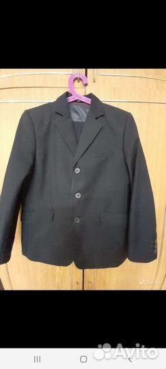 Школьный костюм для мальчика 140 синий