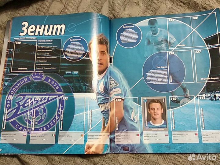 Журнал наклеек российской футбольная премьер-лига
