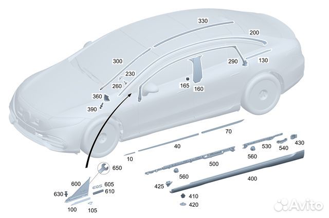 Накладка кузова Новое / Оригинал