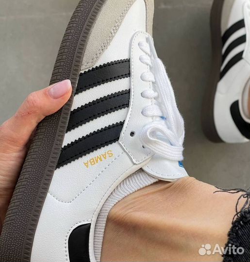 Кеды Adidas Samba белые