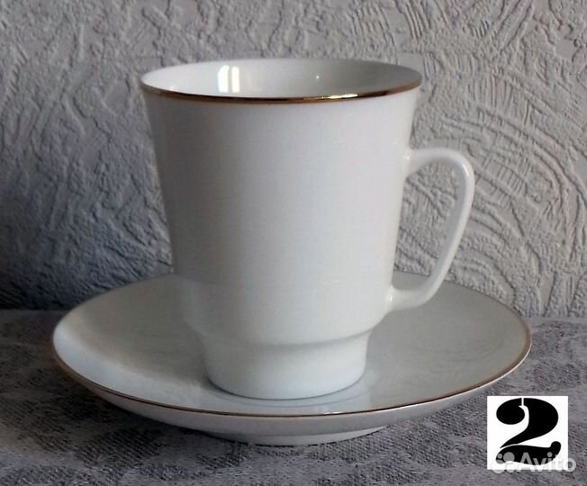 Чайная кофейная пара Лфз Дулево Чайка