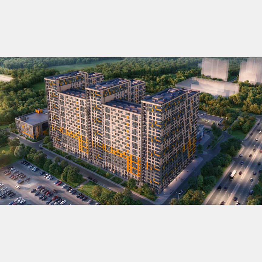Апартаменты-студия, 31,6 м², 22/24 эт.
