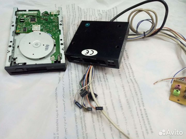 Карт Ридер, дисковод 3,5