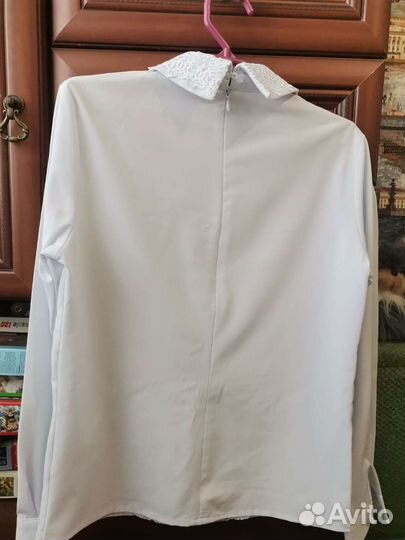 Блузка белая школьная