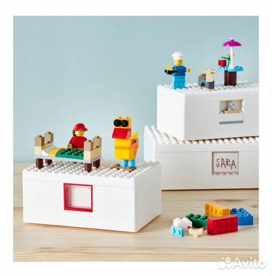 Контейнеры IKEA Bygglek +набор Lego 40357
