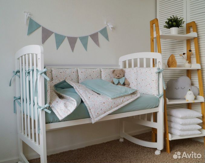 Детское постельное белье бортики пошив на заказ