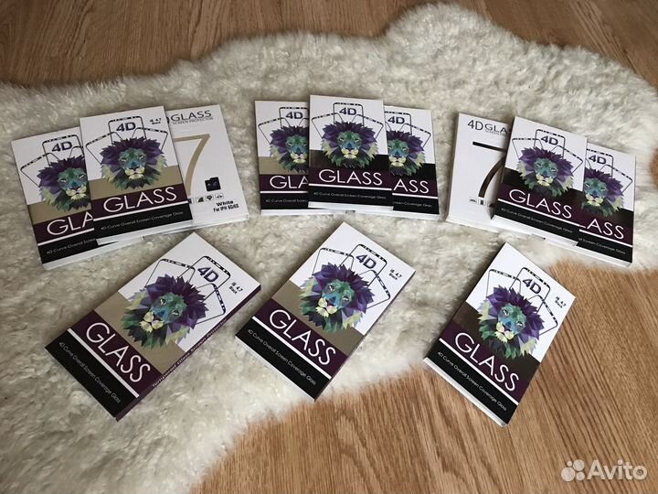 Защитное стекло 4D 3D на iPhone все модели