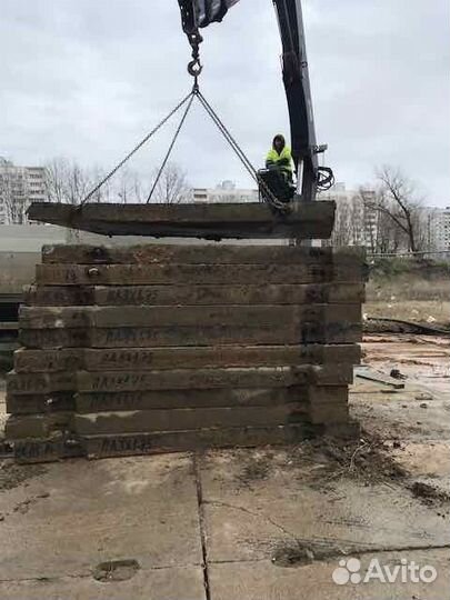 Плиты дорожные 3х1.75 бу, продажа укладка