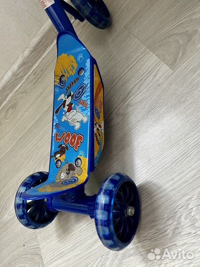 Самокат трехколесный kreiss