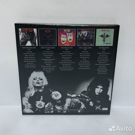 Motley Crue - Crucial Crue 1981-1989 Box 5LP vinyl