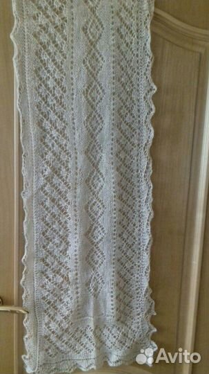 Настоящий оренбургский пуховый платок паутинка