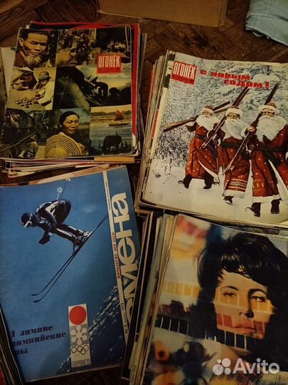 Журналы огонек, смена