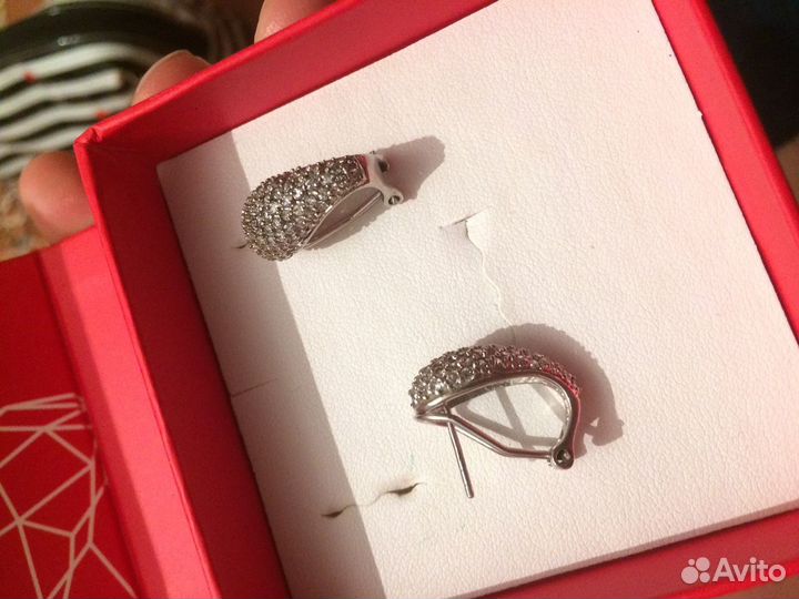 Серебряные серьги