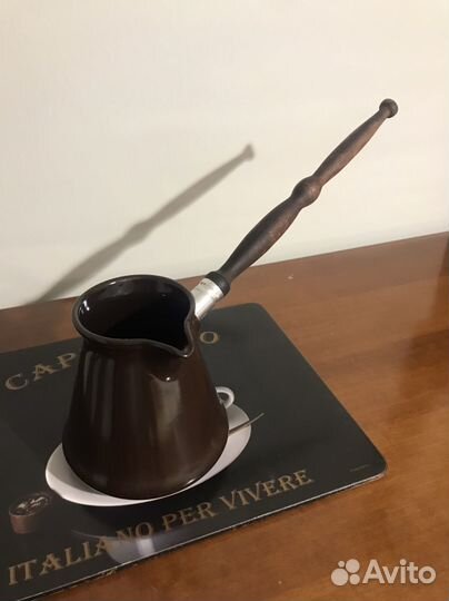 Турка керамическая Бразилия на 2 порции