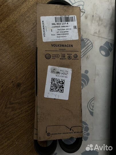 Ремень генератора VAG 06L903137A original