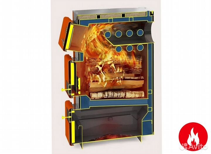 Твердотопливный котел теплодар куппер про-28 (2.0)