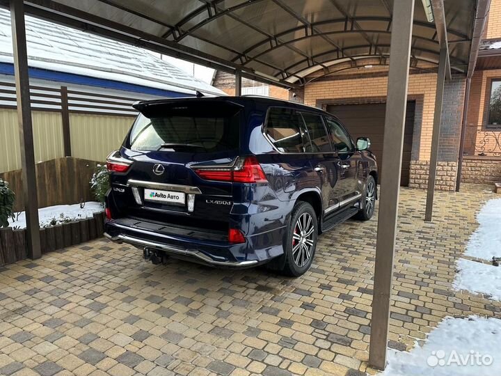 Lexus LX 4.5 AT, 2016, 123 521 км