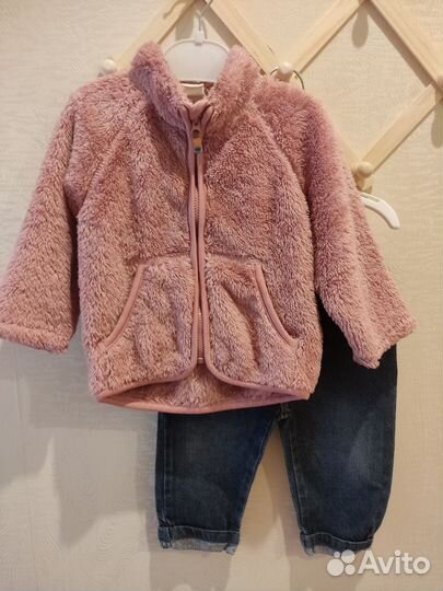 Пакет фирменной одежды для девочки 74-80