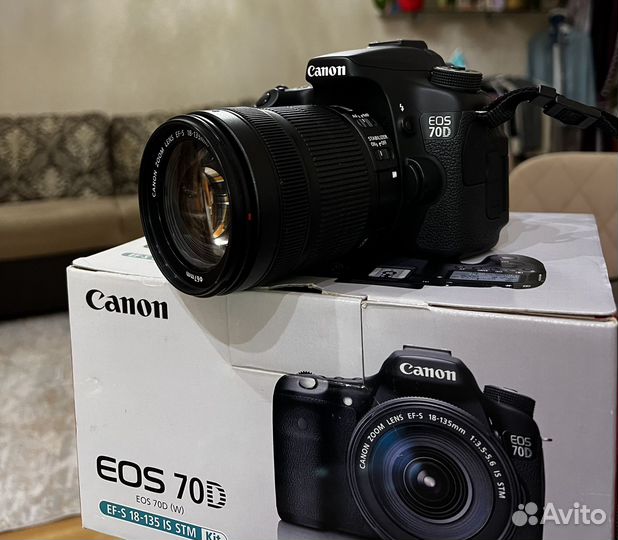 Зеркальный фотоаппарат canon 70d