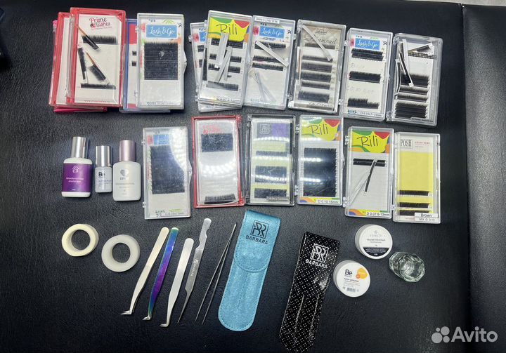 Материалы для наращивания ресниц, бровиста