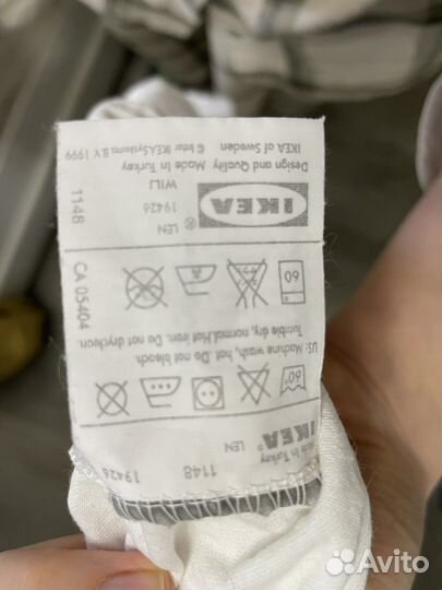 Комплект IKEA в детскую кроватку +плед