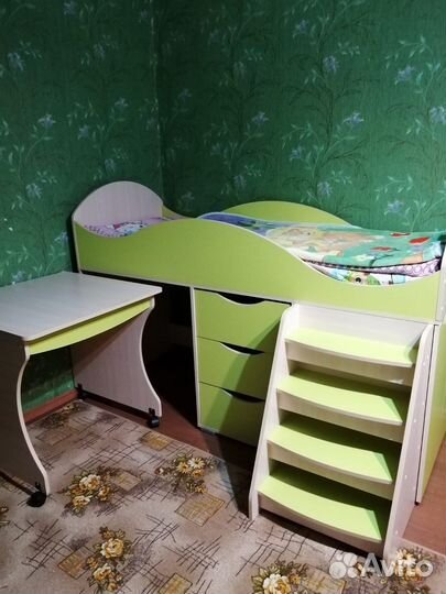 Детская кровать + матрас