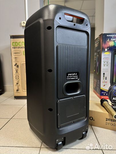 Портативная колонка 1200W большая мощная Party RX