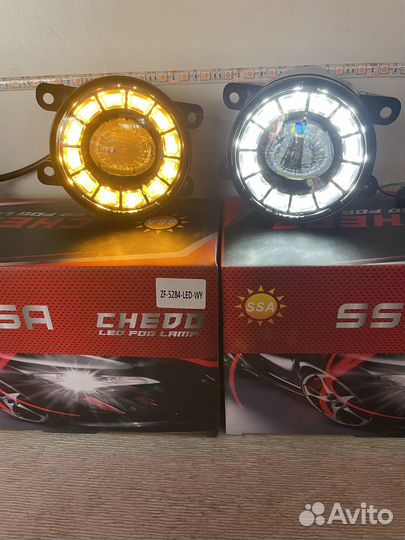 Led противотуманные фары на Ford Focus 120W