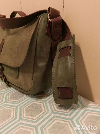 Сумка через плечо натуральная кожа ручная работа