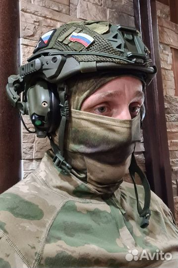 Шлем тактический с наушниками
