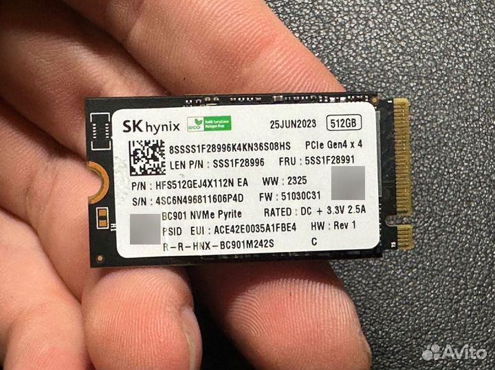 SSD m2 SK Hynix 512GB (2242)