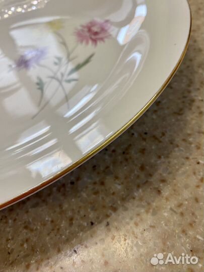 Блюдо фарфор германия Freiberger 1970гг