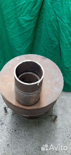 Печь буржуйка на отработке