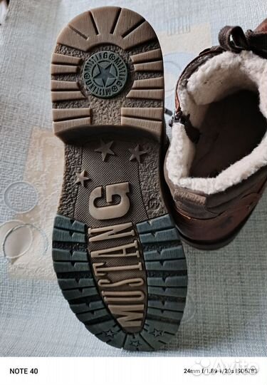 Ботинки мужские зимние Mustang