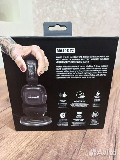 Наушники marshall major 4 black