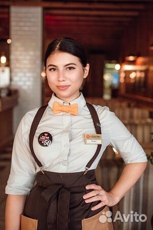 Официант (без опыта)