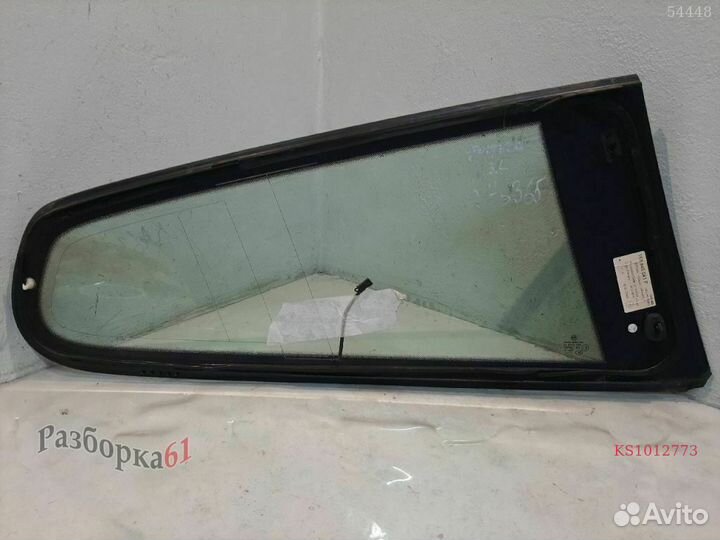 Стекло кузова volkswagen scirocco Заднее левое